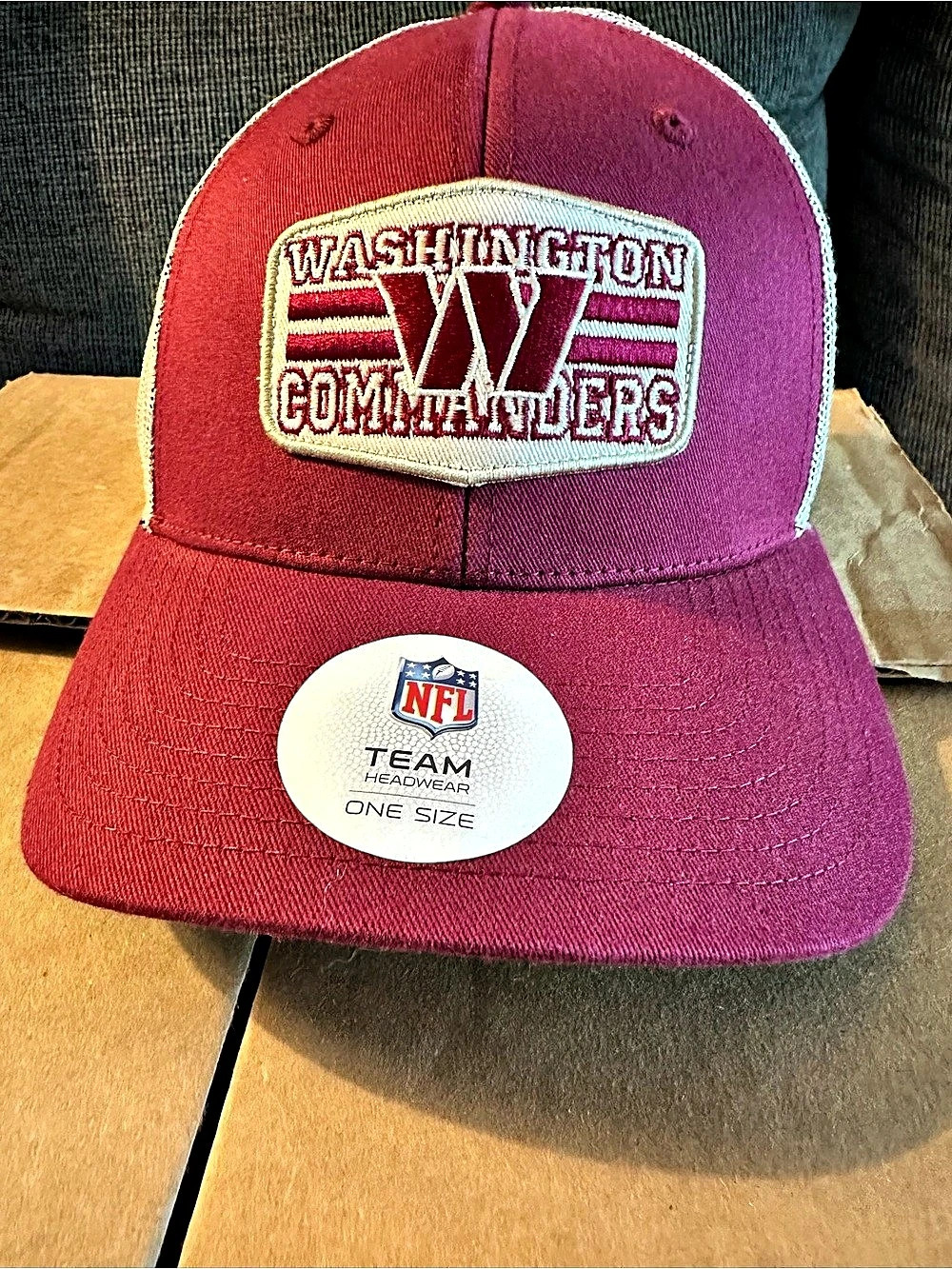 NFL Washington Commanders Team Hat Red & Purple NWT